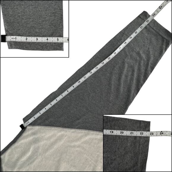 LAT Raglan Baseball Tee Shirt Top Ladies Large Heather Gray Crew Neck 3/4 Sleeve - Picture 8 of 10